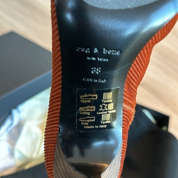 Rag & bone brea boots color sunset womens size 8 - Picture 8 of 13